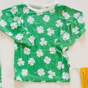 NWT Green Clover Bamboo Shirt